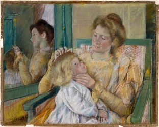 Mère Peignant les Cheveux de son Enfant, c.1901